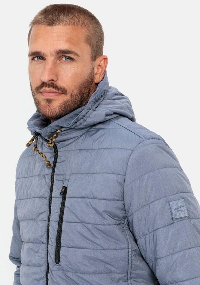 Winter Jacket Camel Active Quilted Blouson Hooded Denim (430690-4N08) Blue Black