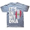 Lustige IT'S IN MY DNA Peruanische Peru Flagge T-Shirts Sommer Stil Grafik Baumwolle Streetwear Kurzarm Geburtstagsgeschenke T-Shirt Männer