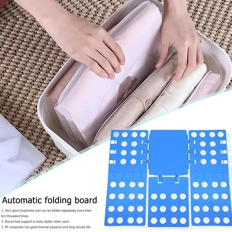 Quick Clothes Folder Magic T-shirt Folding Board Quality Clothing Jumper Organizer Fold Save Time Home Clothes Holder