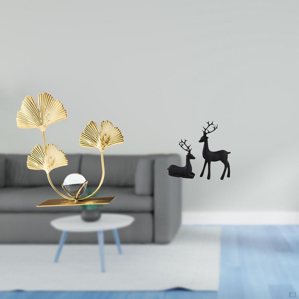 Elegant Reindeer Bookshelf Sculpture Modern Home Decor Collectible Ornament for Bedroom Living Room