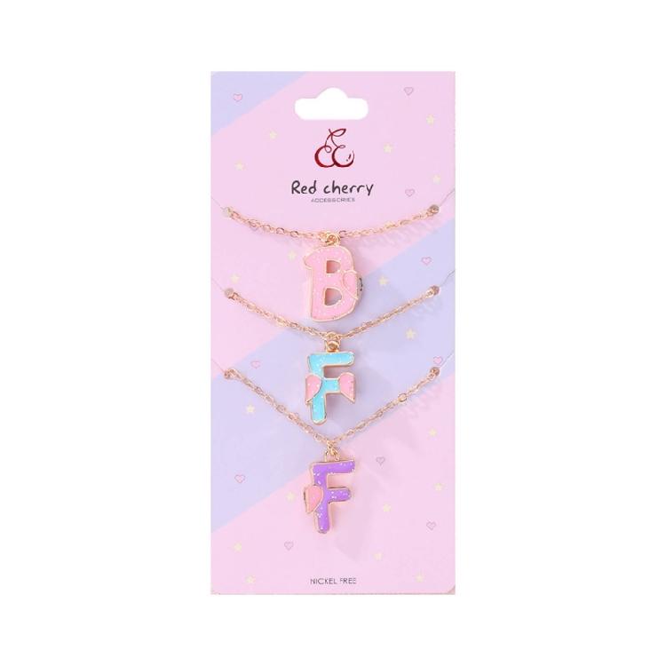 

3xAjustable Friendship Neckchain Friendship Clavicle Chain for Best Friend Girls 1