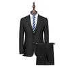 JDN Tiara Men's Slim Fit Business Suit Two-Piece Set