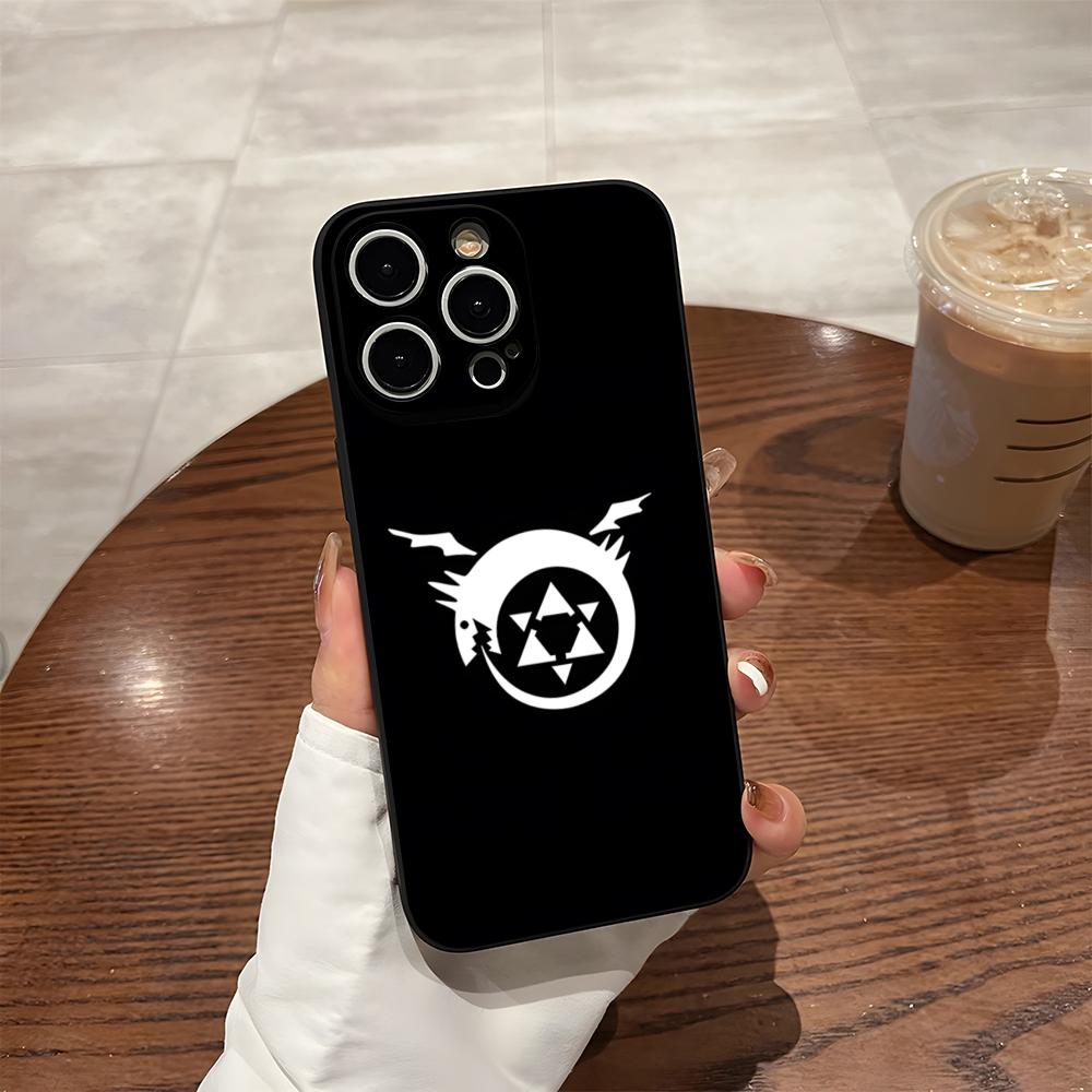 

Full Metal Alchemist Brotherhood Phone Case For Iphone 17 Pro Max 16 Pro Max 15 Pro 14 Plus 13 11 12 Xr X Xs Back Cover iPhone13 ProMax
