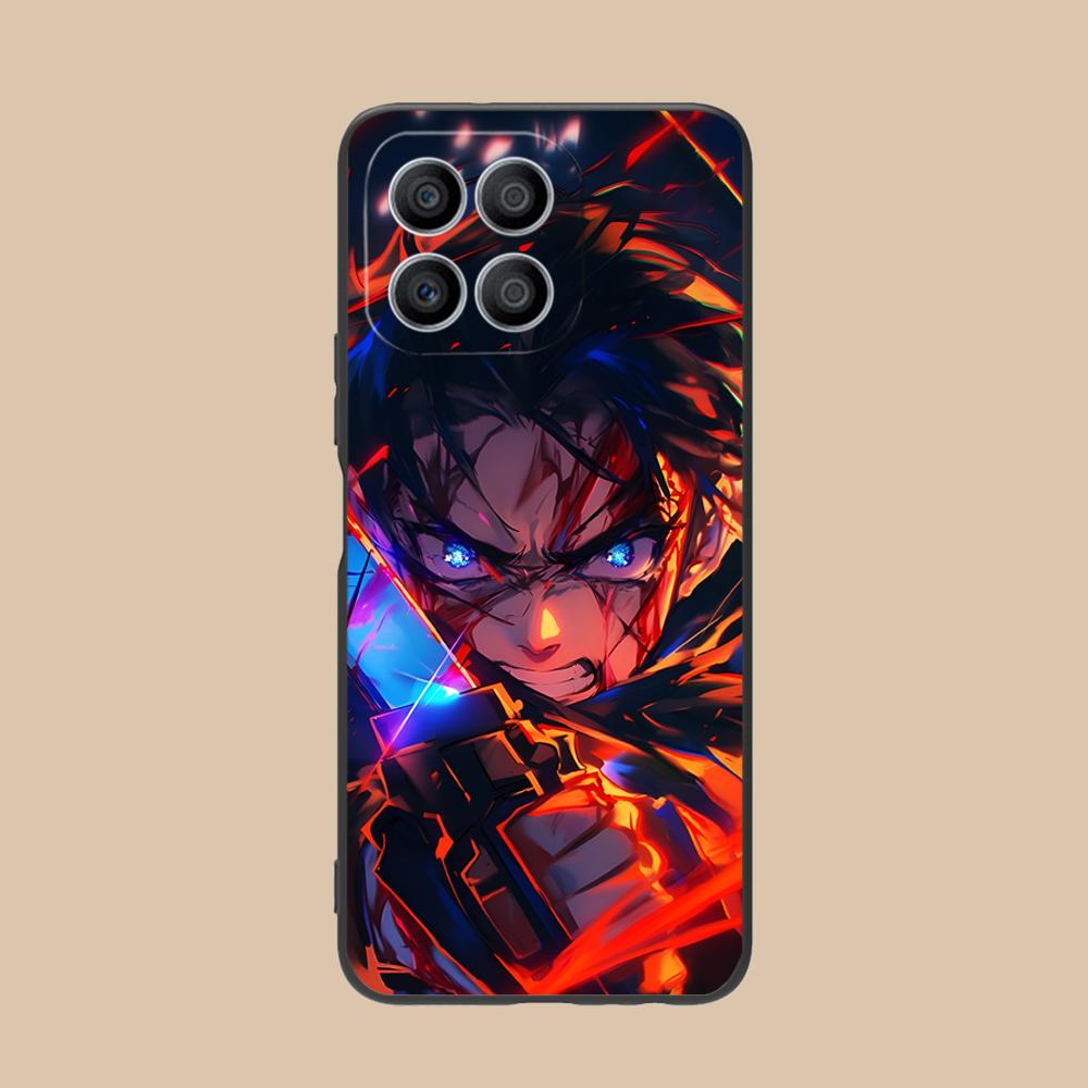 AOT Eren Mobile Cell Phone Case for Honor 90 80 70 60 50 30 20 10 9 8 7 Pro S SE Lite 5G Colour Protective Cover Pretty Luxury