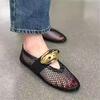 Nuove ballerine da donna con motivo traforato in rete, mocassini da passeggio, scarpe da ballo con punta tonda, espadrillas, sandali estivi