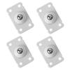 4pcs Storage Box Fixed Wheel Roller Household Organiser Rack Rolling Wheel