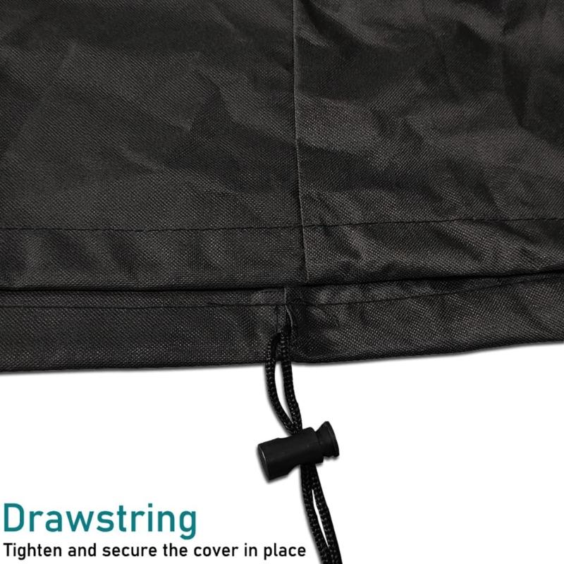 Weather Resistant Outdoor Heater Cover Protects Against Sun Rain Snow and Dust for Garden Patio Pyramid Torch Home Use