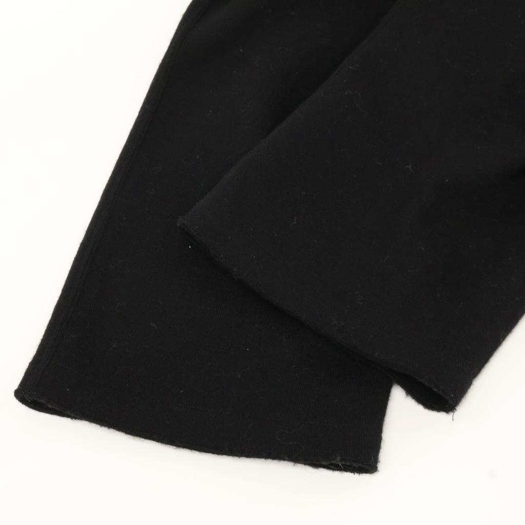 COGTHEBIGSMOKE 3802-224-201-1 Black Wool X Nylon Buttonless Belted Trench Coat Coat Not Written blackUsed