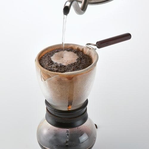 HARIO Drip Pot Wood Neck Nell Drip for 3~4 People Filter DFN-3