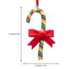 7pcs Christmas Lollipop Ornaments- Rainbow Lollipop Hanging Ornaments-Christmas Candies Ornament for Xmas Tree Party Decoration