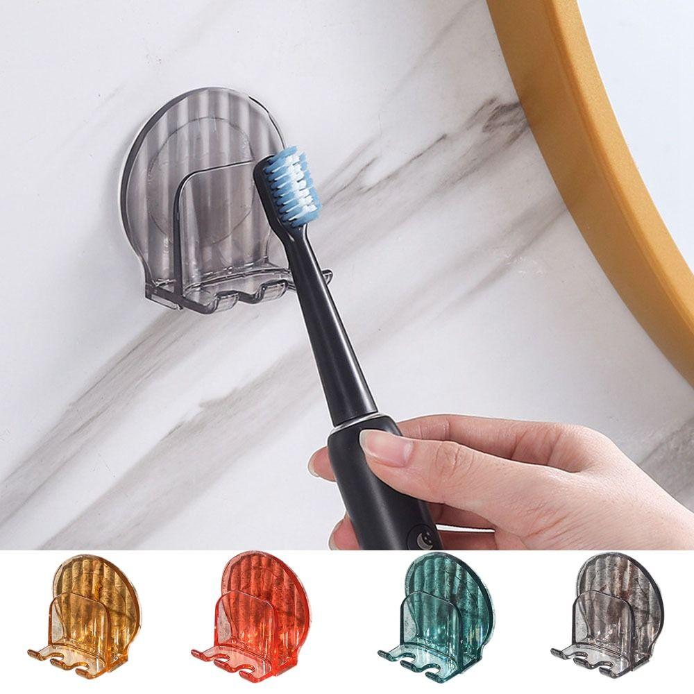 Plastic Toothbrush Holder Wall Mounted Tooth Brush Dispenser Toothbrush Cup Holder  Bathroom