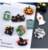 10Pcs New Cute Resin Cartoon Halloween  Series Flat Back Scrapbooking DIY Jewelry Craft Decoration Accessories