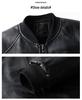 Men's Leather Business & Motorcycle Jacket with Baseball Collar (Autumn/Winter 2025 Collection)