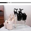 High Sexy Thin Heels Women's Sandals Super High Heels Waterproof Table Car Show Model 20cm Catwalk Nightclub LFD-8820-Q2