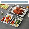 201 Non-magnetic Stainless Steel Square Tray