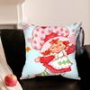 Cute Strawberry-Y S-Shortcake-Girl Various Sizes Square Pillowcase For Car Home Bedchamber Decor