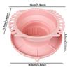 Egg Shape Brush Cleaning Tool Dry Cleaning Design Brush Storage Set  Home Use