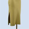 Outer Single Double Qu Zhu Summer Vest Camisole Dress Pure Color Knitting Side Slit Slim Fit Inner Wear Single Wear Skirt