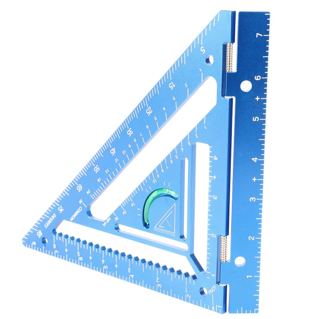Rafter Square Tool Professional Innovative Triangular Ruler Protractor Accurate Carpenter Layout Mea