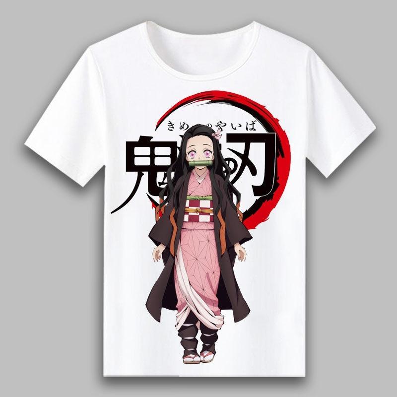 New Product Demon Slayer Blade Stove Door Charcoal Zhilang You Bean My Wife Shanyi Anime Short sleeved Tshirt