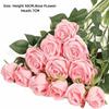 DIY Floral Arrangment Artificial Silk Flowers Fake Roses Bouquet for 1PC Wedding Home Party