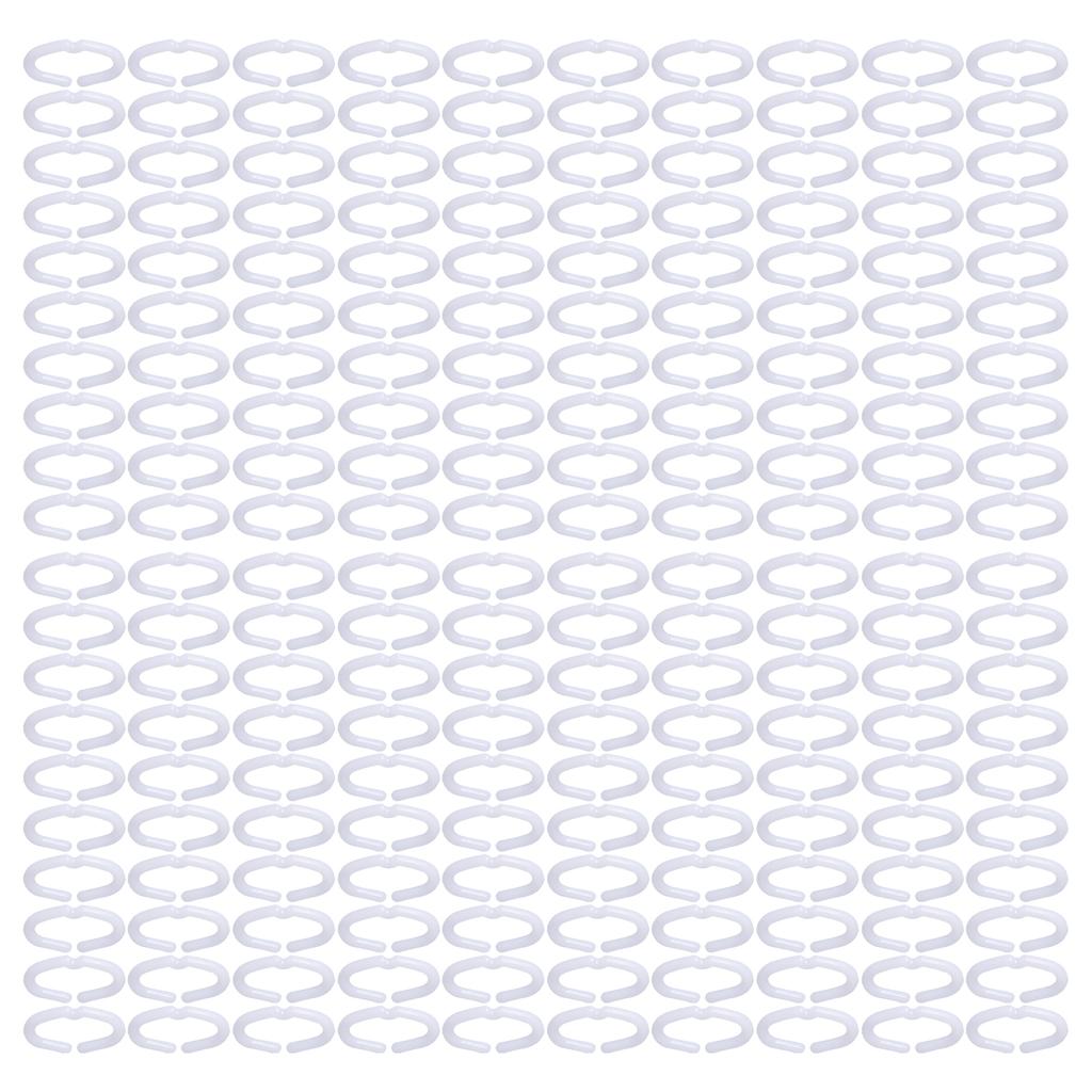 200PCS PP Plastic Chicken Beak Clasps Reusable Rooster Mouth Snap Ring Poultry Farming SuppliesS