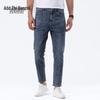 Zengzhi Men's Slim Fit Stretch Cropped Jeans