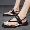 Mode Crestar Herren Sandalen Neue Mode Lässige Herren Flache Sandalen Strand Bequeme Flip-Flops Wasserschuhe für Herren Rutschfeste Haus Flats