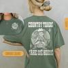 Cowboy Frog Graphic Tee, Unisex Comfort Colors Country T-shirt
