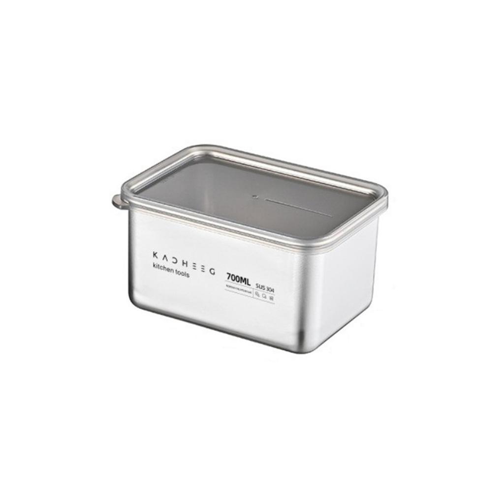 Stainless Steel Storage Box Refrigerator Food Container Large Capacity With Lid Stainless Steel Food Storage Containers Refriger