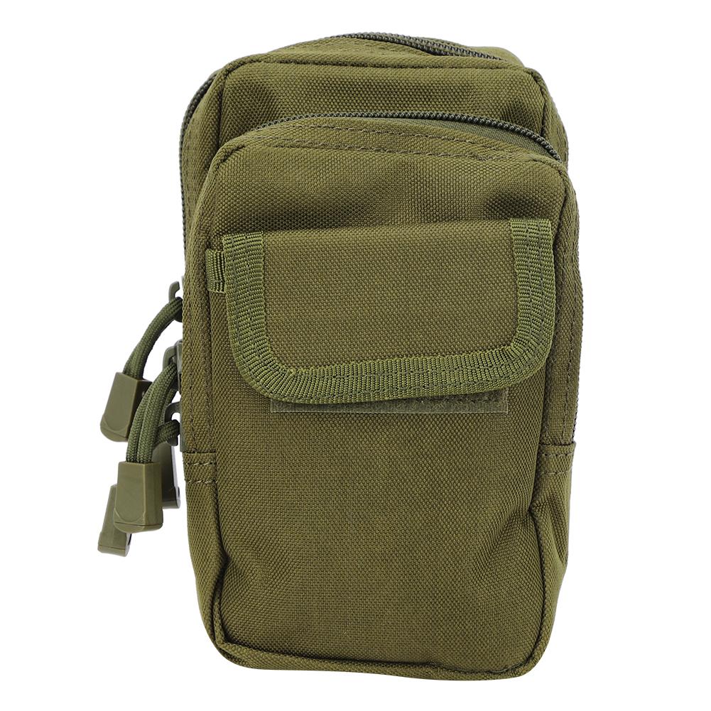 Outdoor Military Mini Waist Storage Bag Phone Pack Nylon Army Green for Sports Backpack Accessory Bags