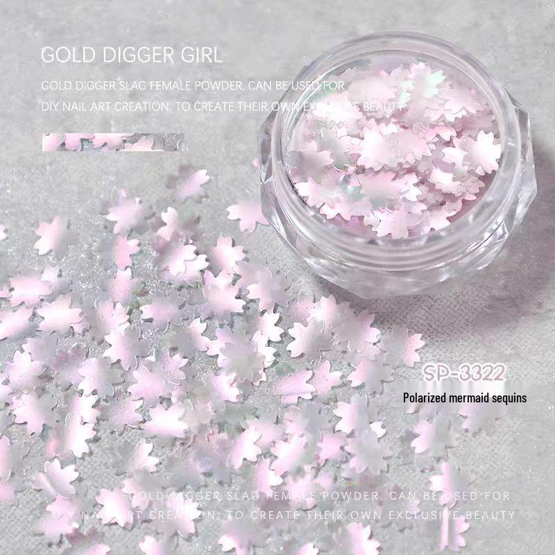 

Iridescent Mermaid Nail Art: Fine & Coarse Glitter Sequins (Butterfly & Star)