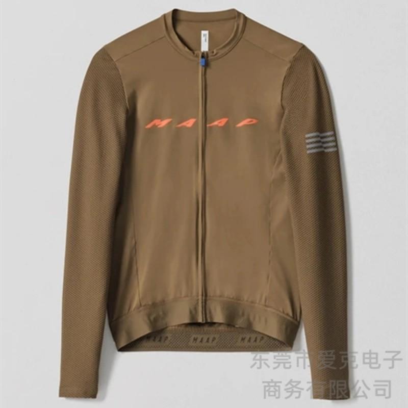 Mens Womens Breathable Cycling Jersey Long Sleeve Mountain Bike Top With Moisture Wicking Performance Fabric