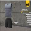 Men's Quick-Dry Fitness Vest & Shorts Set: Sleeveless, Slim-Fit, High-Stretch for Basketball & Running