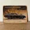 Metal Road Sign Painting Wall Art Garage Decor Interior Metal Tin Sign