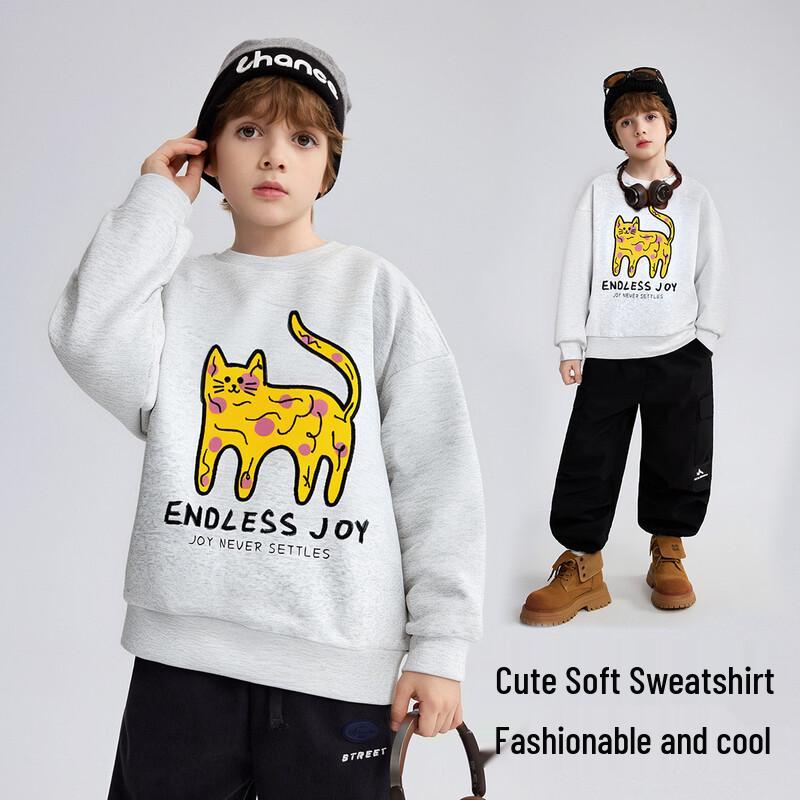 ABC KIDS Boys  7A Antibacterial Long-Sleeve Casual T-shirt 140