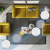 Yousheng Smart Robotic Vacuum Cleaner with Sweeping Suction Mopping 3-in-1 Automatic Floor Cleaner Low-Noise Self-Charging Corner Dust Cleaner for Pet