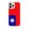 Coque Téléphone – Drapeau Taïwan – Compatible iPhone 13 Pro Max – Étui Souple – Résistant Et Antichoc - Silicone - Pixelforma