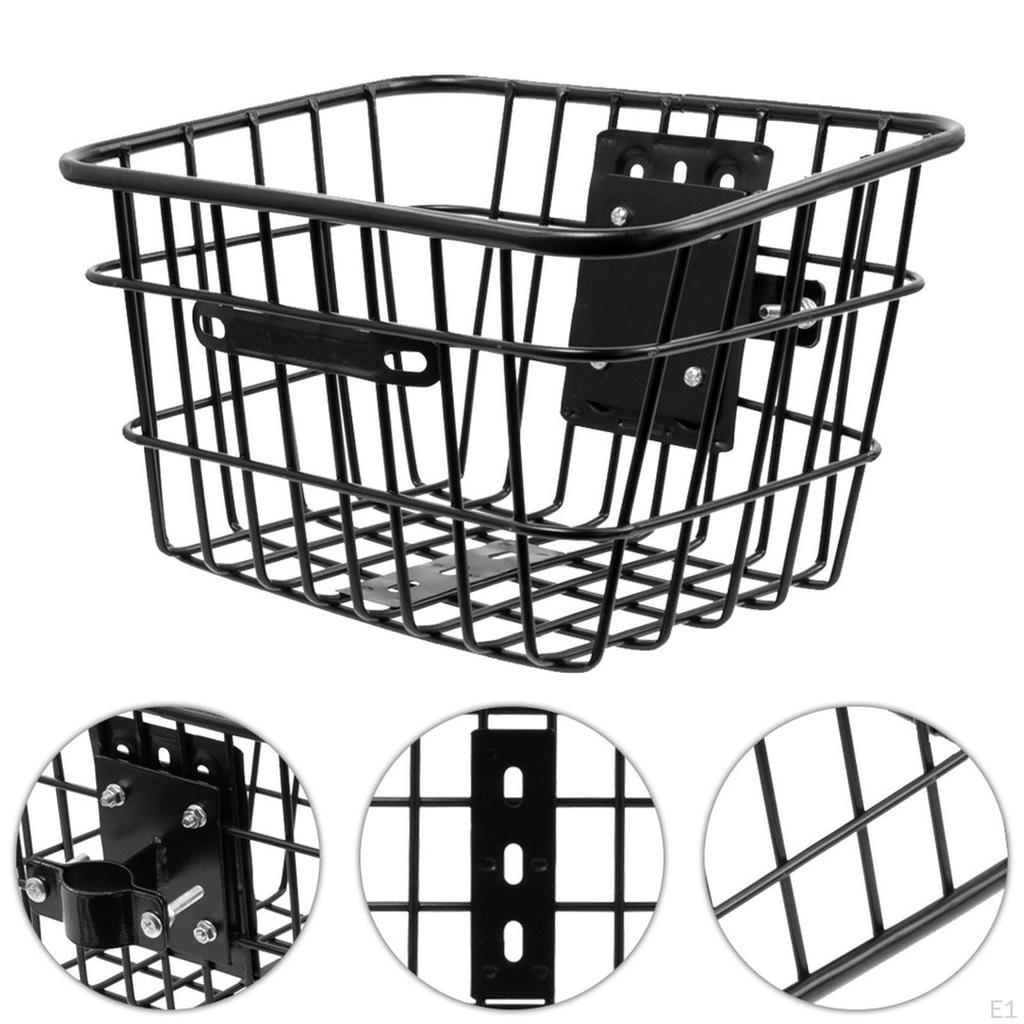 Electric Bike Front Basket Cycling Accessories Motorcycle Luggage Package Rack Carrier