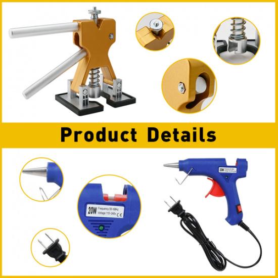 Car Body Dent Puller Lifter Tool Paintless Remover Hail Repair Kit Universal 32x