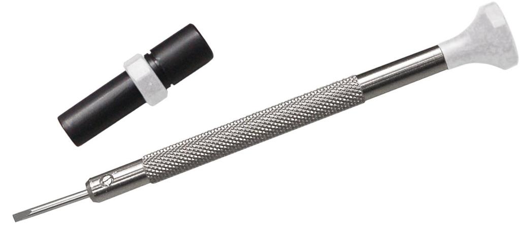BERGEON Watch Tool Screwdriver, Stainless Steel, 1.4mm Diameter, Gray, BE30081AT140, with Refill Tip, Officially Imported