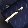 Men'S Tie Clip Men'S Simple Silver Metal Business Wear Fashion High-End Accessories Professional Men'S Pin