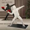 Diamond Painting Banksy Flows Werfer Statue Heimdekoration Kreuzstich-Set Heimdeko Geschenk