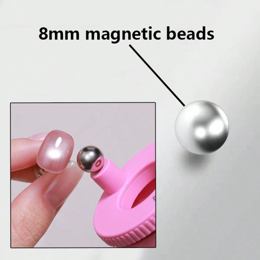 Automatic Glass Bead Cat Eye Nail Art Magnetic Nail Art Auxiliary Tool For Beginner Users Can Quickly Create Wide Cat Eye Nail Art Supplies