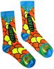 Cinelli POSEIDON ANA BENAROYA Socks in Azzurro/Yellow/Green