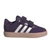 Childrens/Kids VL Court 3.0 Stripes Round Toe Trainers