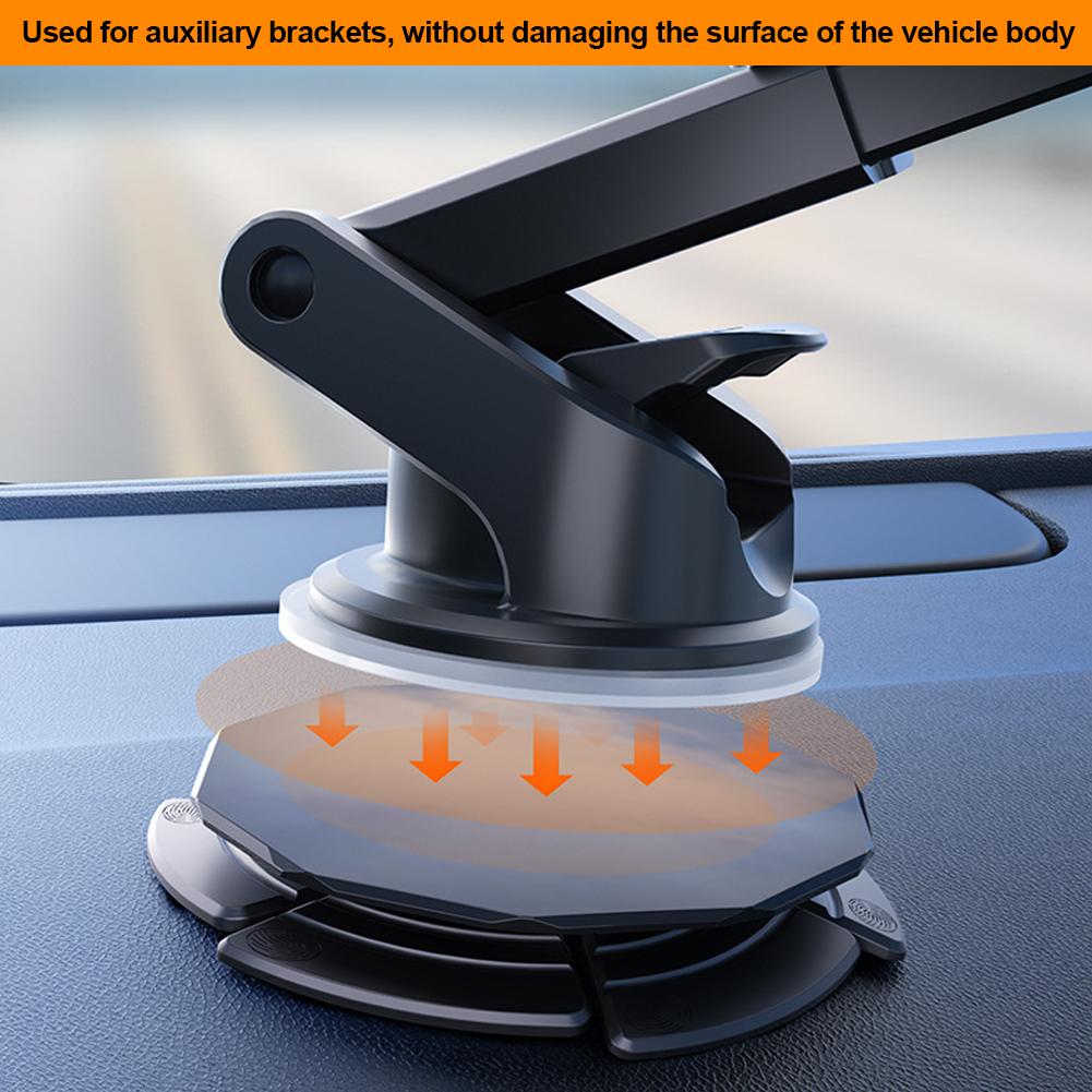 Car Phone Mount Holder Suction Cup Base Non-Slip Adhesive Pad Dashboard Disc Dashboard Mount Accessory