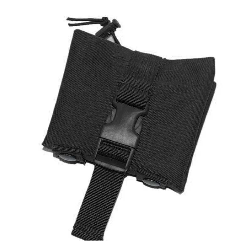 Small Waist Bag Folding Molle Tactical Magazine Dump Drop Pouch Hunting  Airsoft Ammo EDC Tool Bag Foldable Utility Recovery