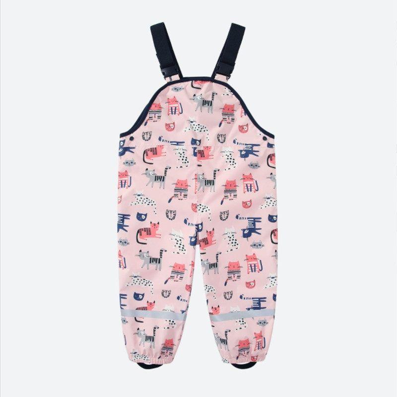 Outdoor Play Sand Wading Tactical Pants Children's Shoulder Strap
