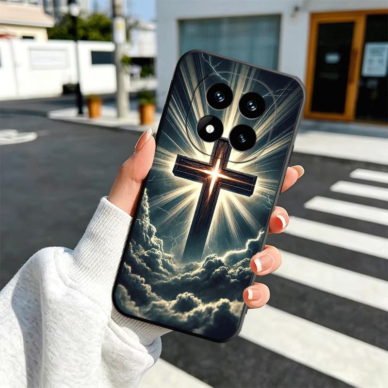 God Jesus Pray Cross Bible Soft Phone Case for Xiaomi Redmi Note 12 13 14 15 Pro Plus 11 12S 11S 11T 10 4G Black Cover Back Shel
